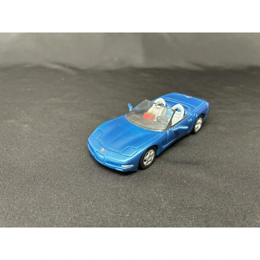 Hallmark Keepsake 1998 Corvette Convertible Ornament Blue QX6416 Vintage
